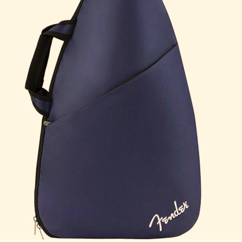 Fender - Performance Plus Series small body guitar gig bag in midnight blue.